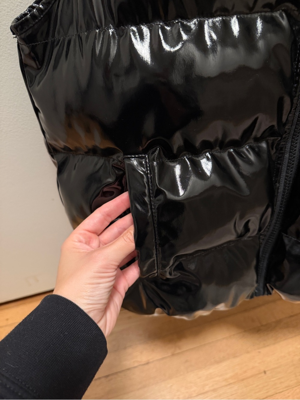 BB Dakota Black Quilted Jacket - Steve Madden Label - Picture 4 of 4